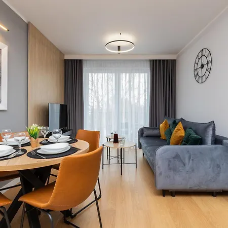 公寓 Okrzei Stylish With Balcony & Parking By Renters *